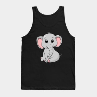 Cute Elephant Tank Top